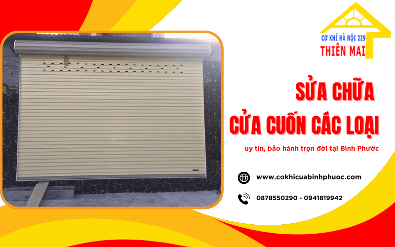 sửa chữa cửa cuốn các loại