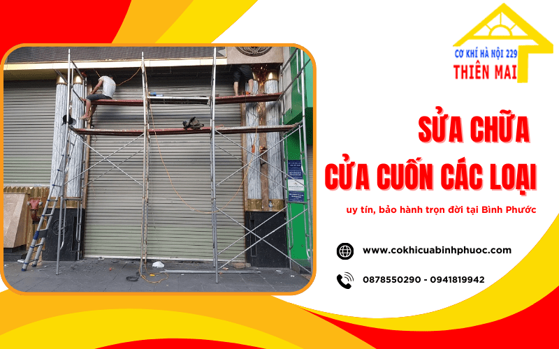 sửa chữa cửa cuốn các loại