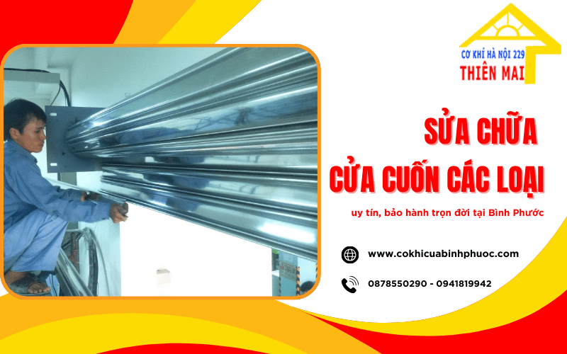 sửa chữa cửa cuốn các loại