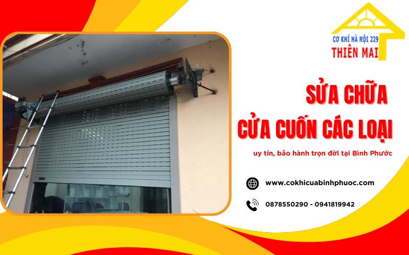 sửa chữa cửa cuốn các loại