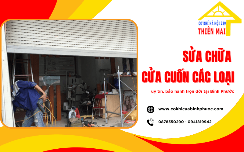 sửa chữa cửa cuốn các loại